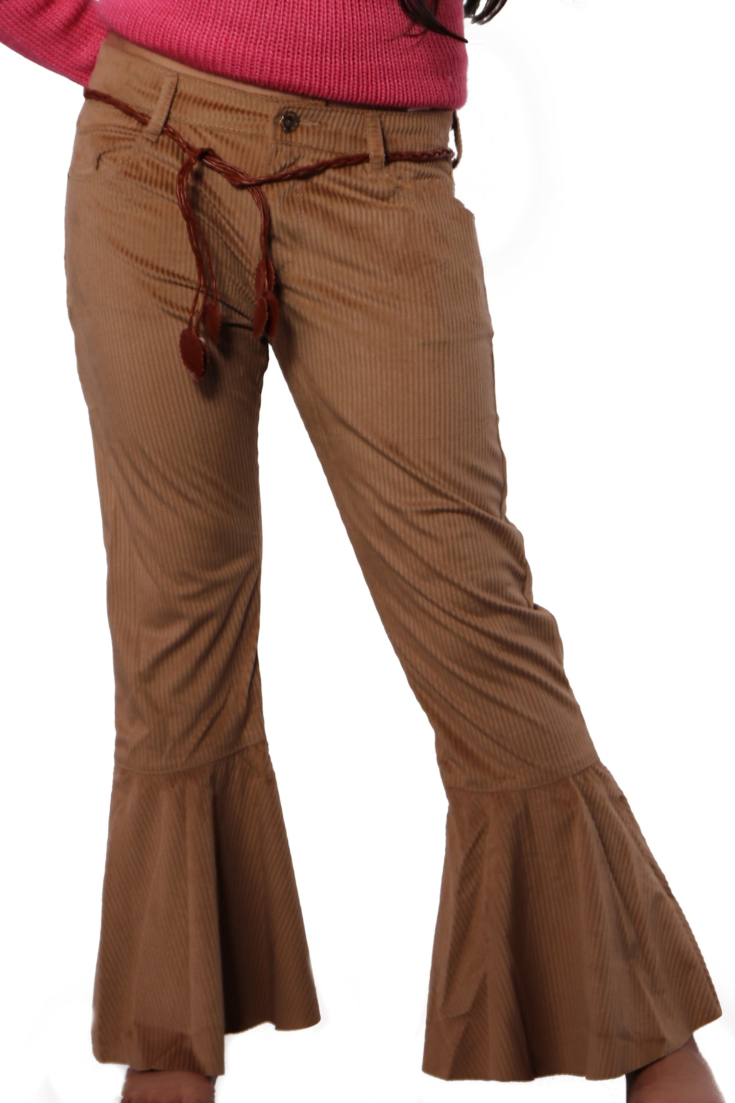 Brown Charleston Pants with Belt