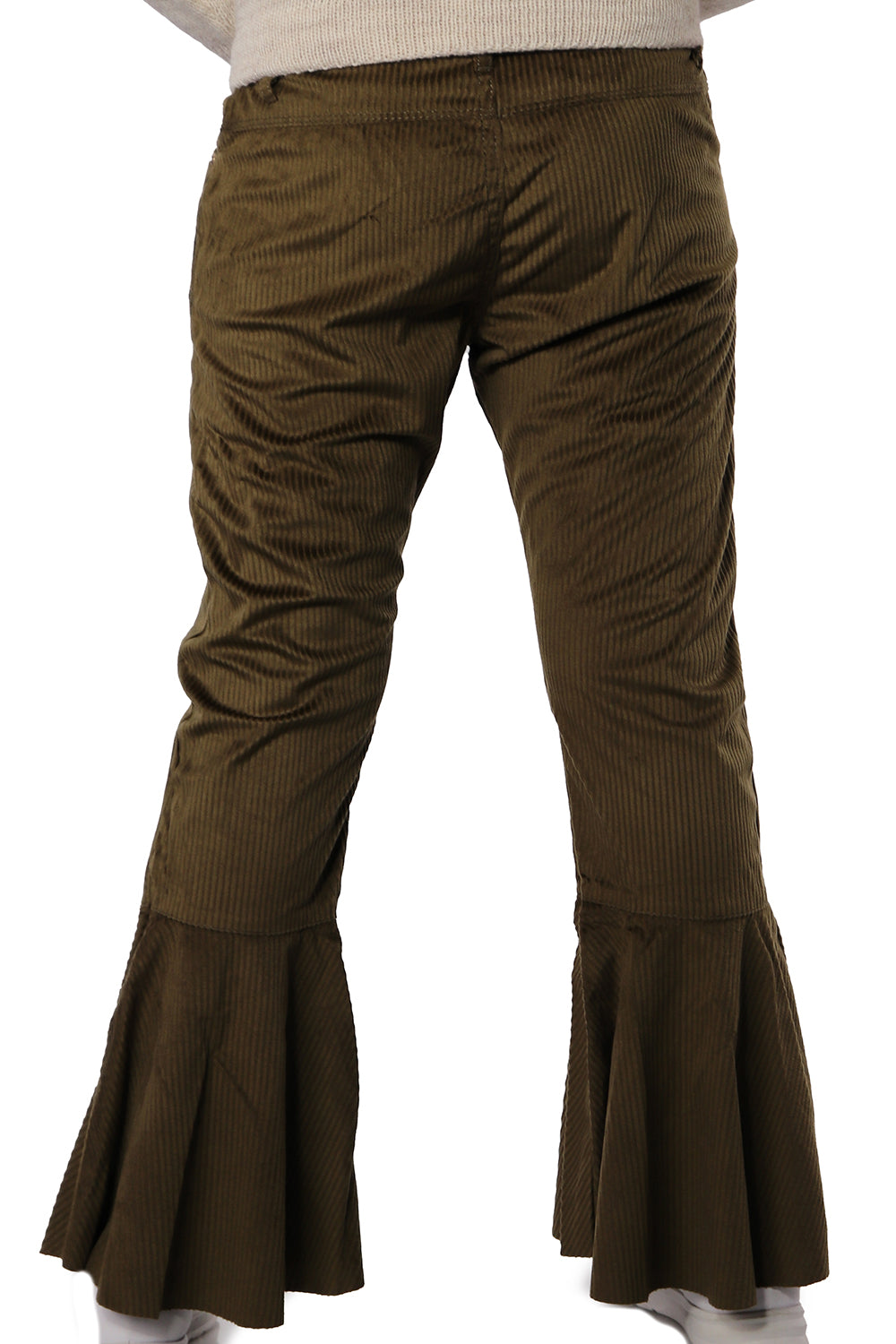 Olive Charleston Pants with Belt