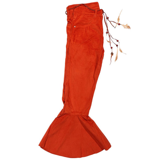 Orange Charleston Pants with Belt